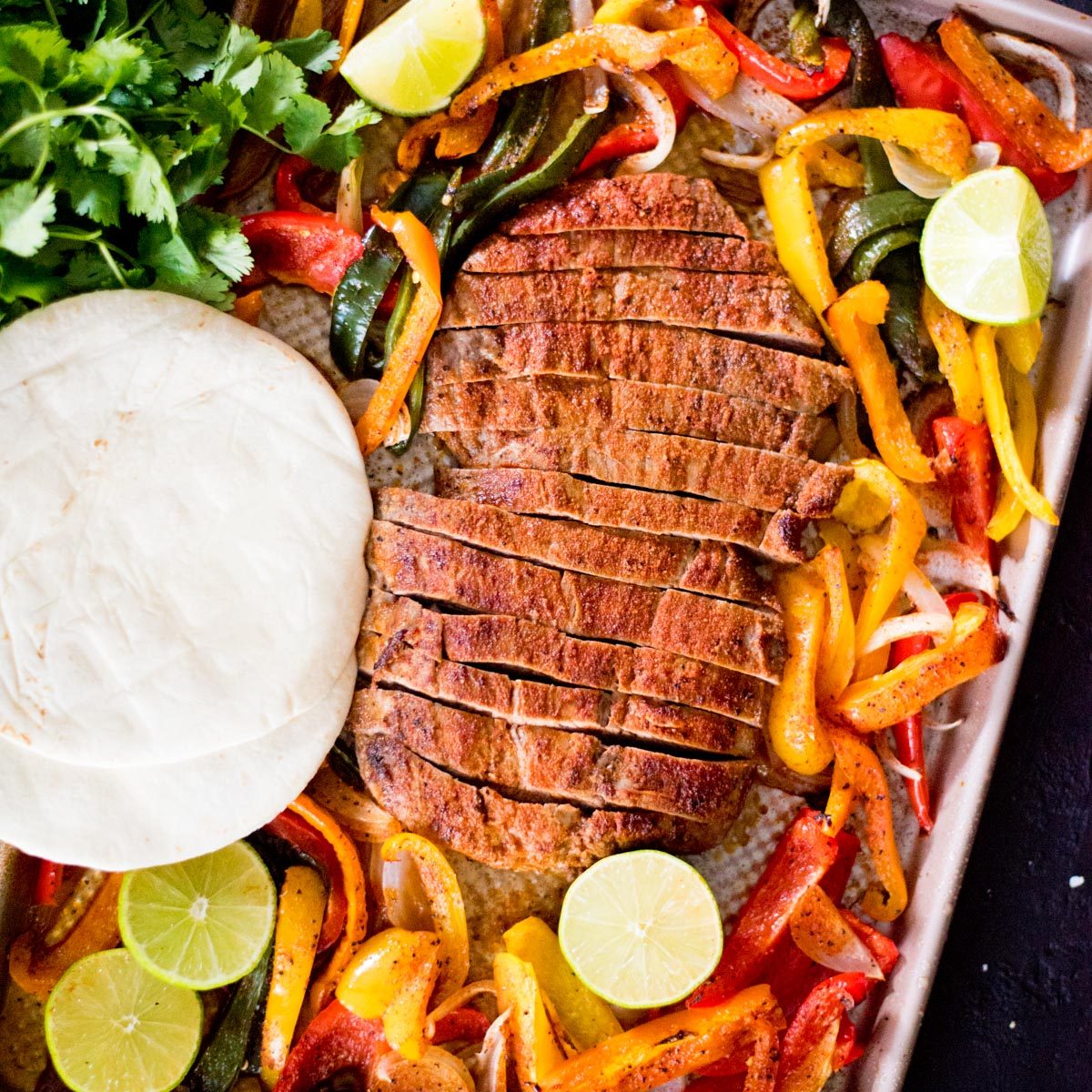 Home-style Sheet Pan Oven Baked Fajitas