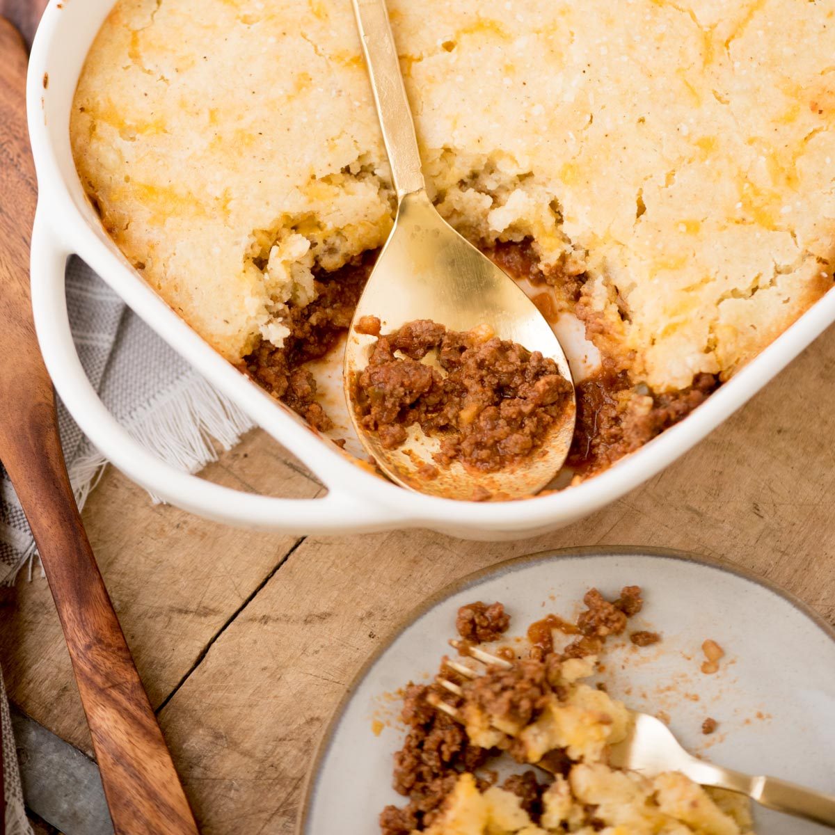 Sloppy Joe Casserole at home