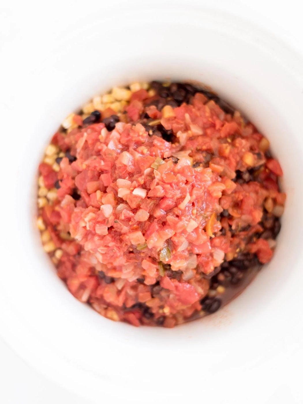 rotel added to the crockpot