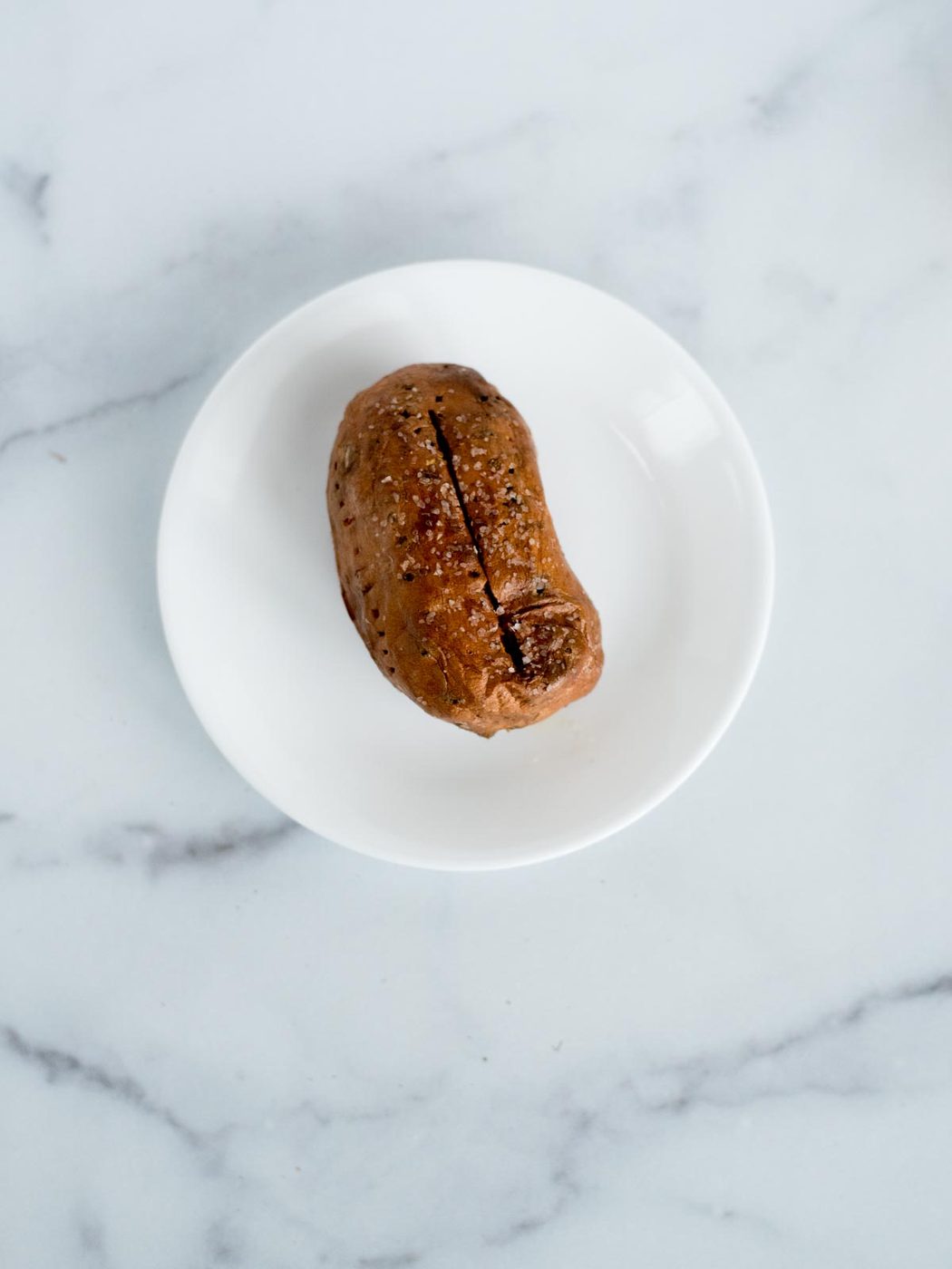 sweet potato on plate