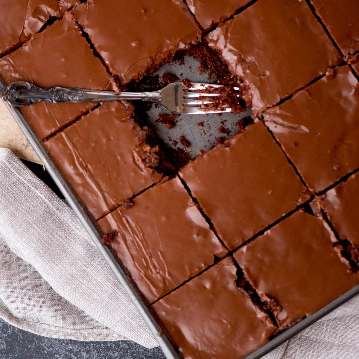 Texas Chocolate Sheet Cake and Buttermilk