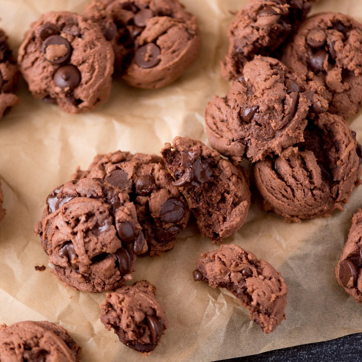 Home-style Triple Chocolate Pudding Cookies