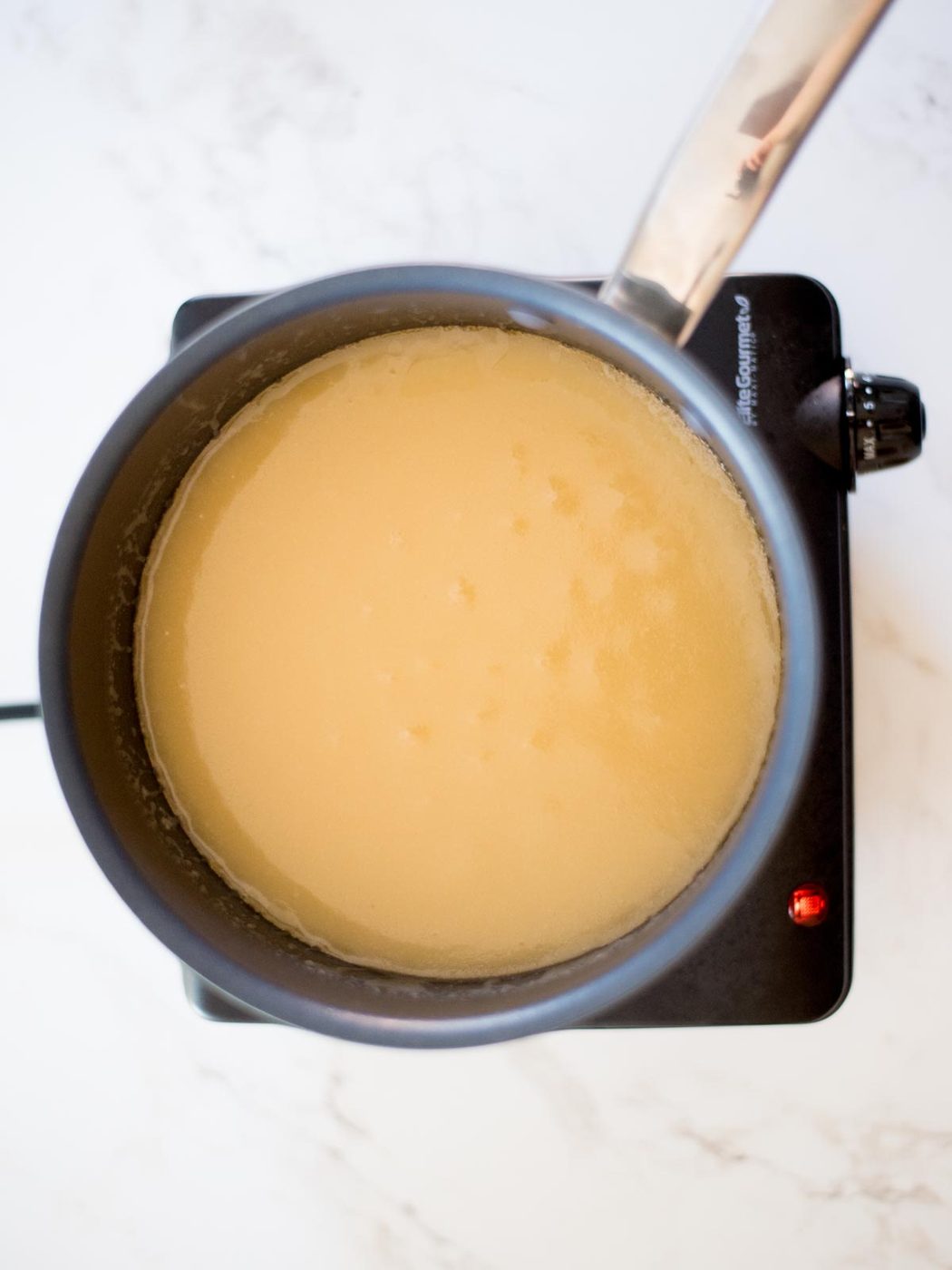sugar, butter, and evaporated milk for vanilla fudge recipe