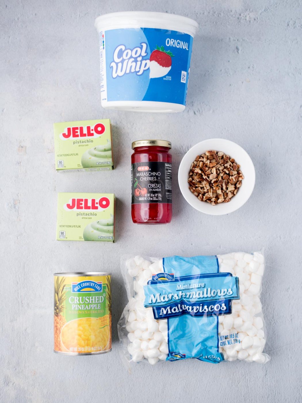 ingredients to make watergate salad