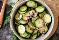 Tangy Marinated Cucumber and Onion