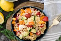 Zesty Mediterranean Orzo Salad