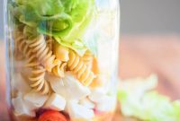 Layered Italian Jar Salads