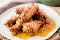 Air-Fried Golden Garlic Parmesan Wings