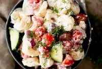 Mediterranean Tortellini Pasta Salad
