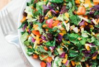 Rainbow Harvest Chop with Orchard Honey Vinaigrette