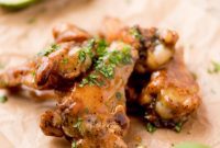 Zesty Tequila Lime Chicken Wings