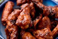 Sticky Baked BBQ Wings
