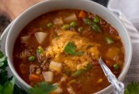 Hearty Hamburger Vegetable Soup