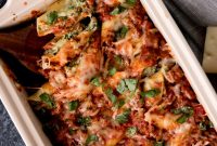 Rich Meat and Ricotta Stuffed Pasta Shells