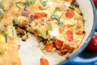 Garden Herb Turkey Sausage Frittata