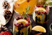 Sparkling White Christmas Sangria