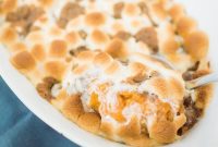 Sweet Potato Dream with Golden Marshmallow Clouds