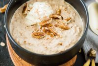 Creamy Banana Nut Bread Overnight Oats