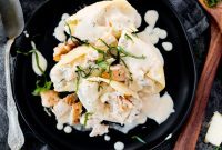 Creamy Chicken Ricotta Stuffed Shells