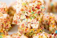 Rainbow Cereal Marshmallow Bites