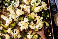 Golden Roasted Garlic Parmesan Florets
