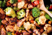 One-Pan Golden Chicken & Vibrant Veggies
