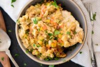 Hearty Slow Cooker Chicken, Stuffing & Veggies