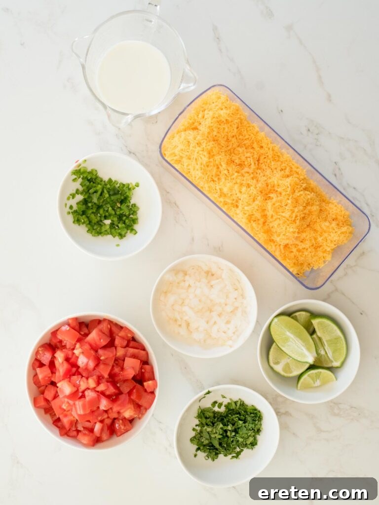 Ultimate Smoked Queso Dip 3 ingredients for smoked queso dip