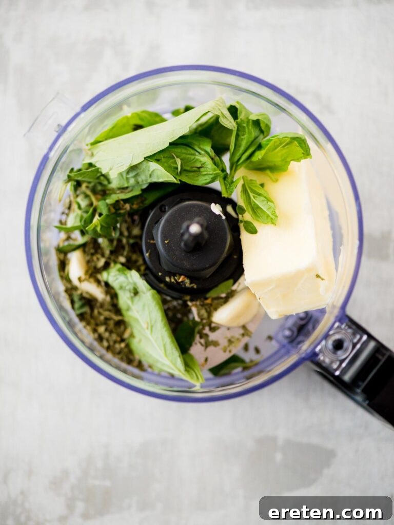 ingredients in food processor