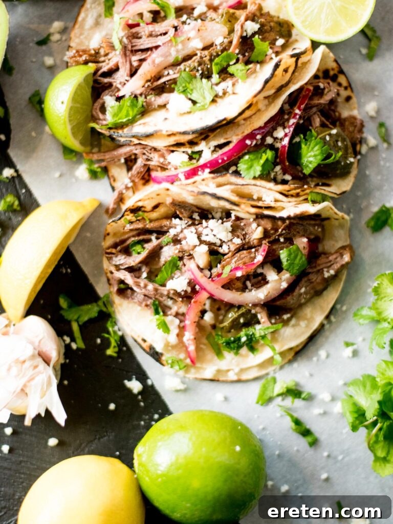 slow cooker carne asada tacos