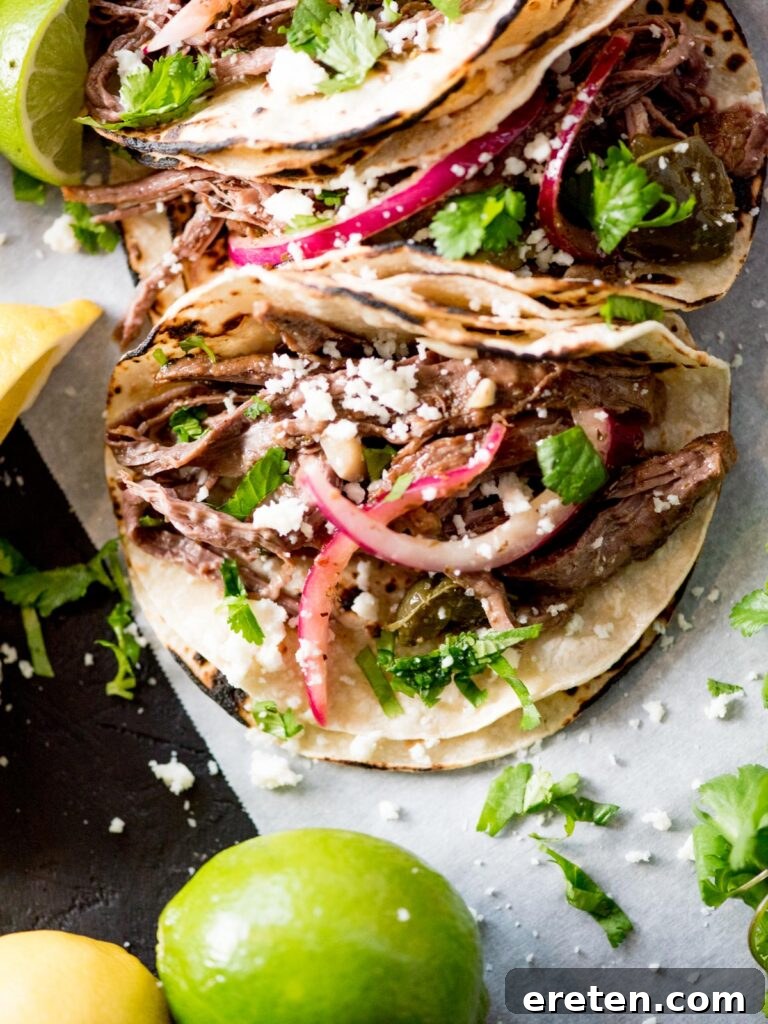 slow cooker carne asada tacos