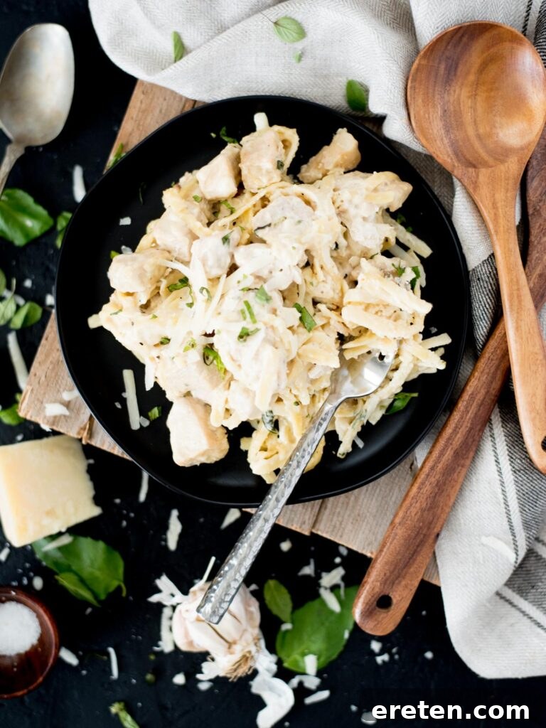 creamy one-pot chicken alfredo