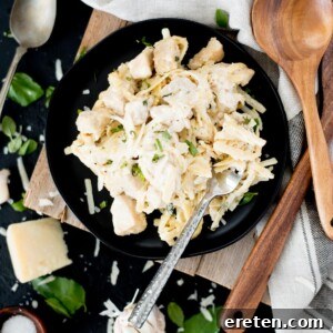 creamy one-pot chicken alfredo