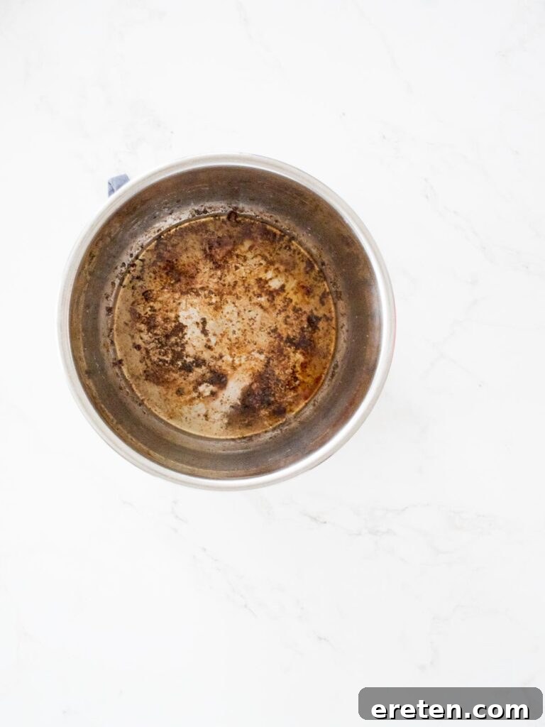 pork removed from instant pot