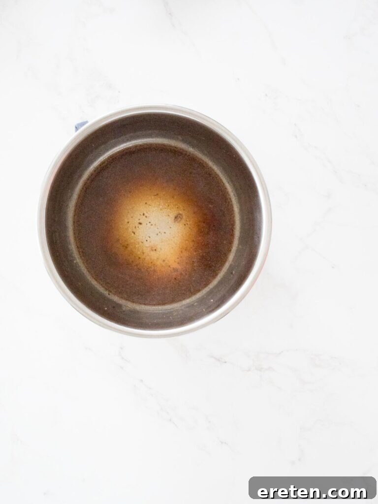 deglazed instant pot pan