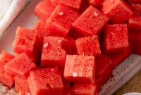 Watermelon with Tajín: Spicy Lime and Chili Seasoning